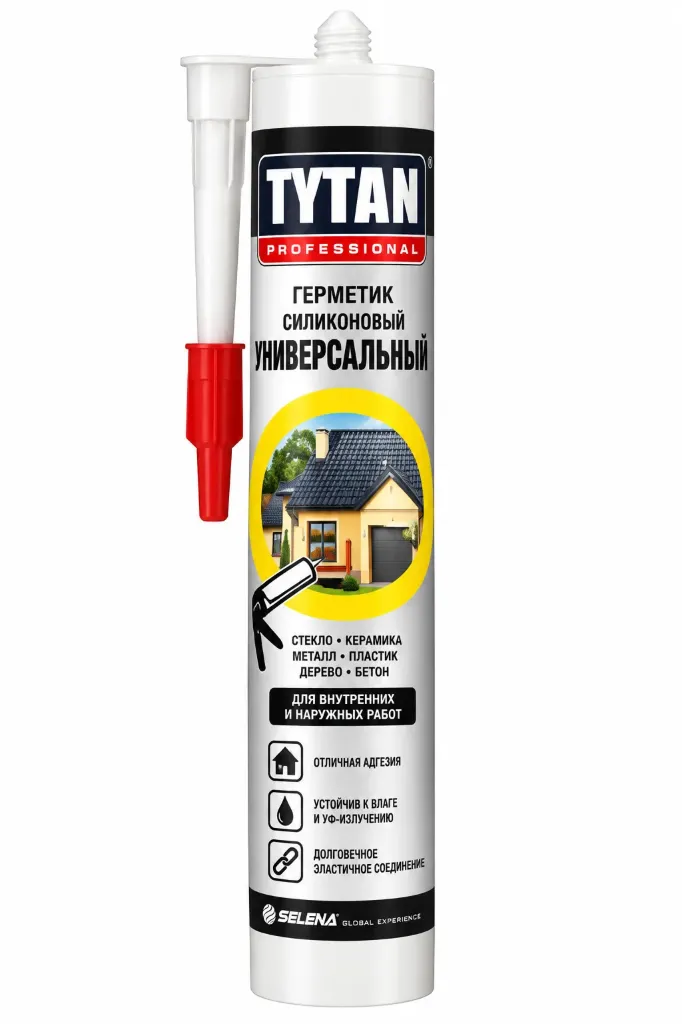 TYTAN Универсальный силикон ( коричневый)  280 мл