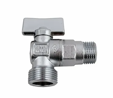 "KAS" Кран для стир.машин ф15*20 (1/2" х 3/4")