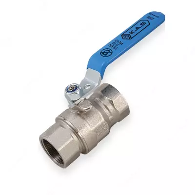 "KAS" ЭКО Вод.шар.кран PN25 ф25 (1") Blue