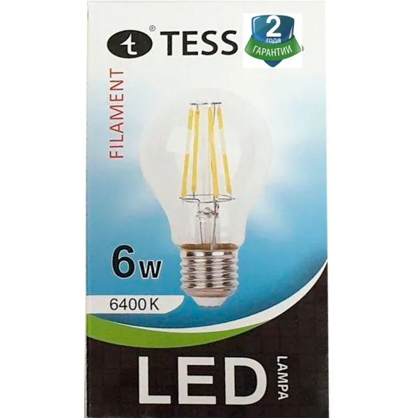 "TESS" A60 6 Вт E27  6400K