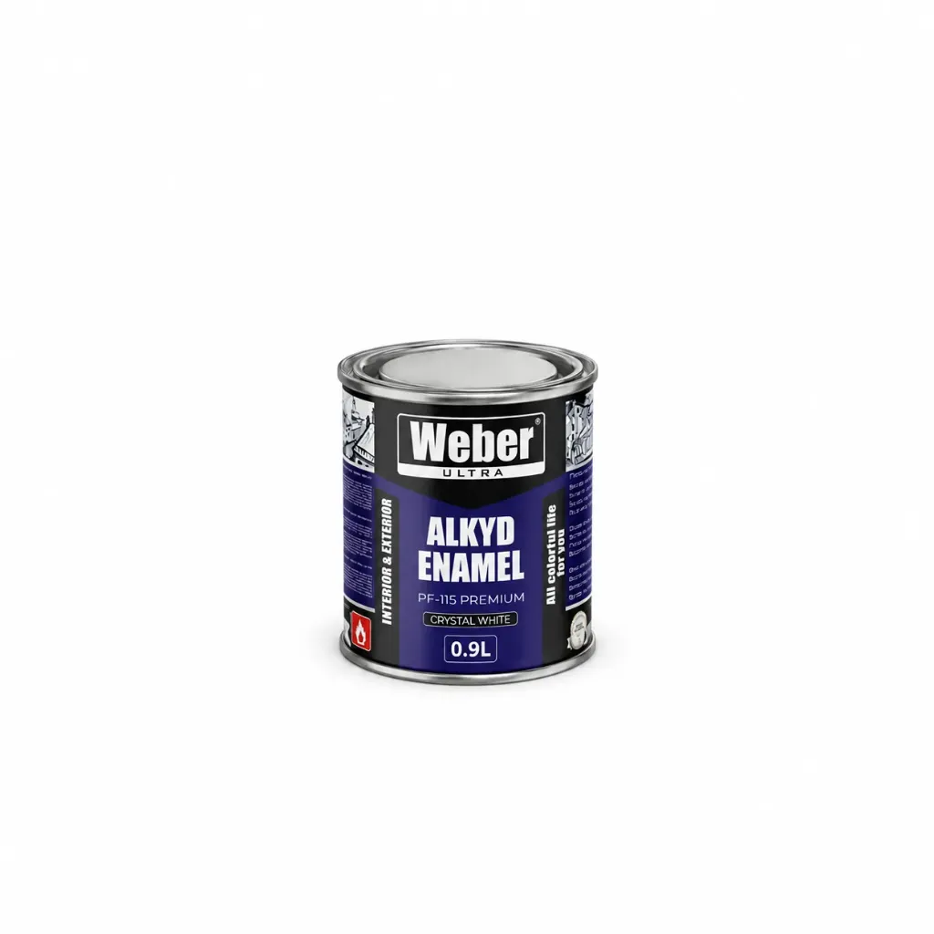 WEBER Эмаль БЕЛЫЙ "PF-115 PREMIUM" 0.9 кг
