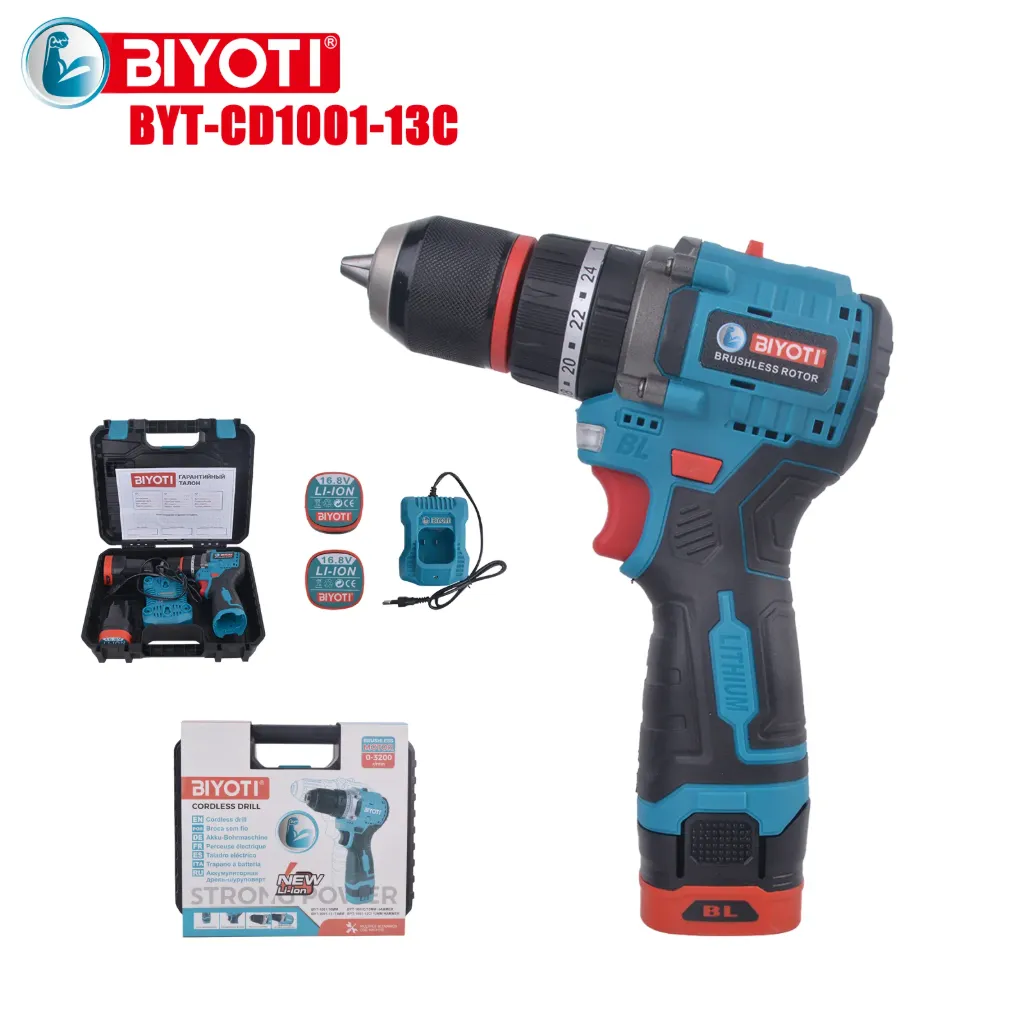BIYOTI ШУРЫПАВИРЙОРТ 13MM 16,8V  BYT-CD1001-13C