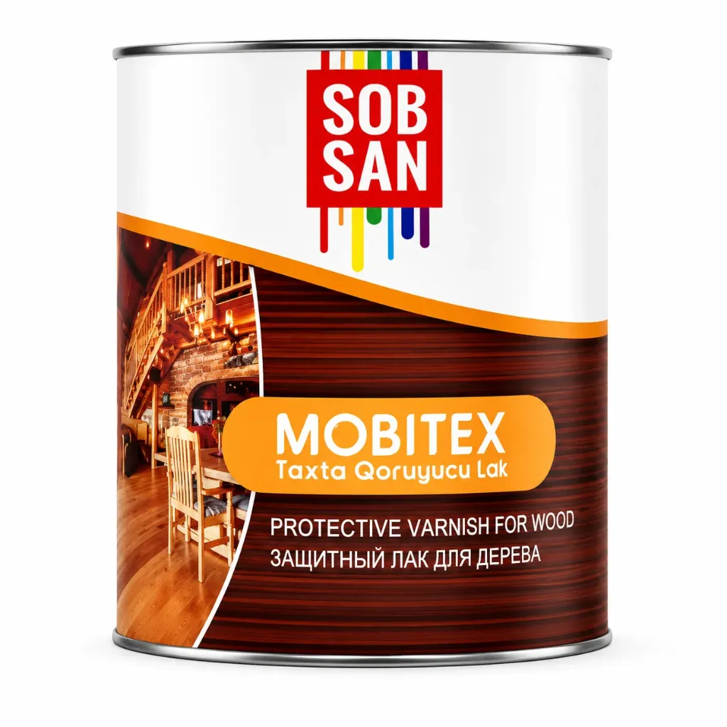 MOBITEX ЦВЕТНОЙ ЛАК ДЛЯ ДЕРЕВА           13 кг
