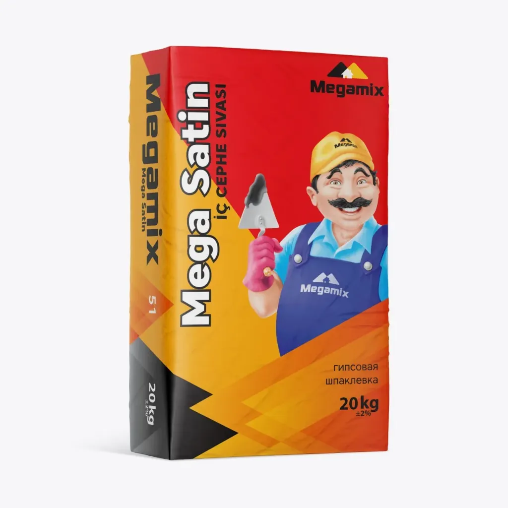 Megamix 51 Гипсовая шпатлевка "MEGA SATIN" (уп 20 кг)