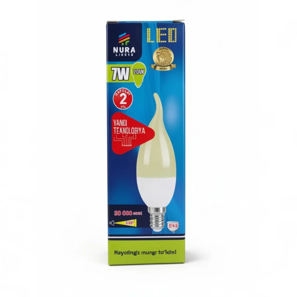 Nura LED C3-1 E14 6500K 7W лампа