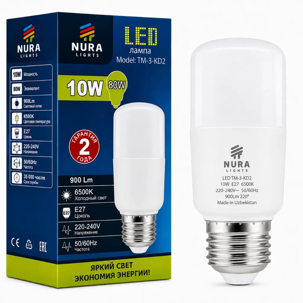 Nura LED TM-3-KD2 E27 6500K 10W