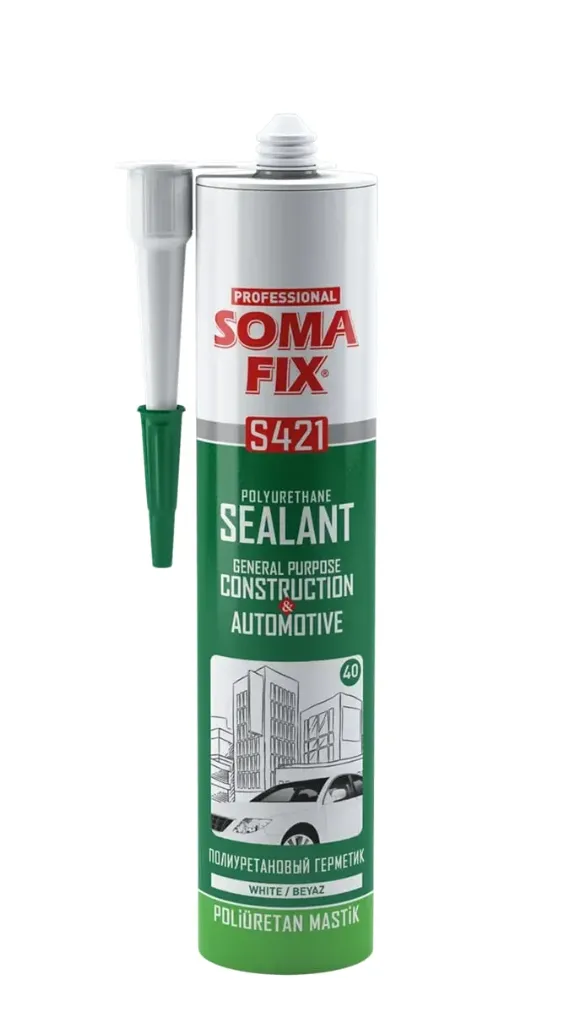 SOMAFIX Полеуретановый герметик белый (дайсон) S 421
