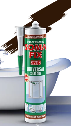 SOMAFIX Универсалный герметик коричевый S 203