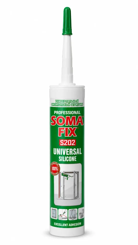 SOMAFIX Универсалный герметик черный S 202