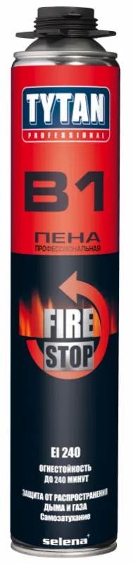 TYTAN B1 FIRE STOP Огнестойкая профессиональная  пена пистолетная   750 мл