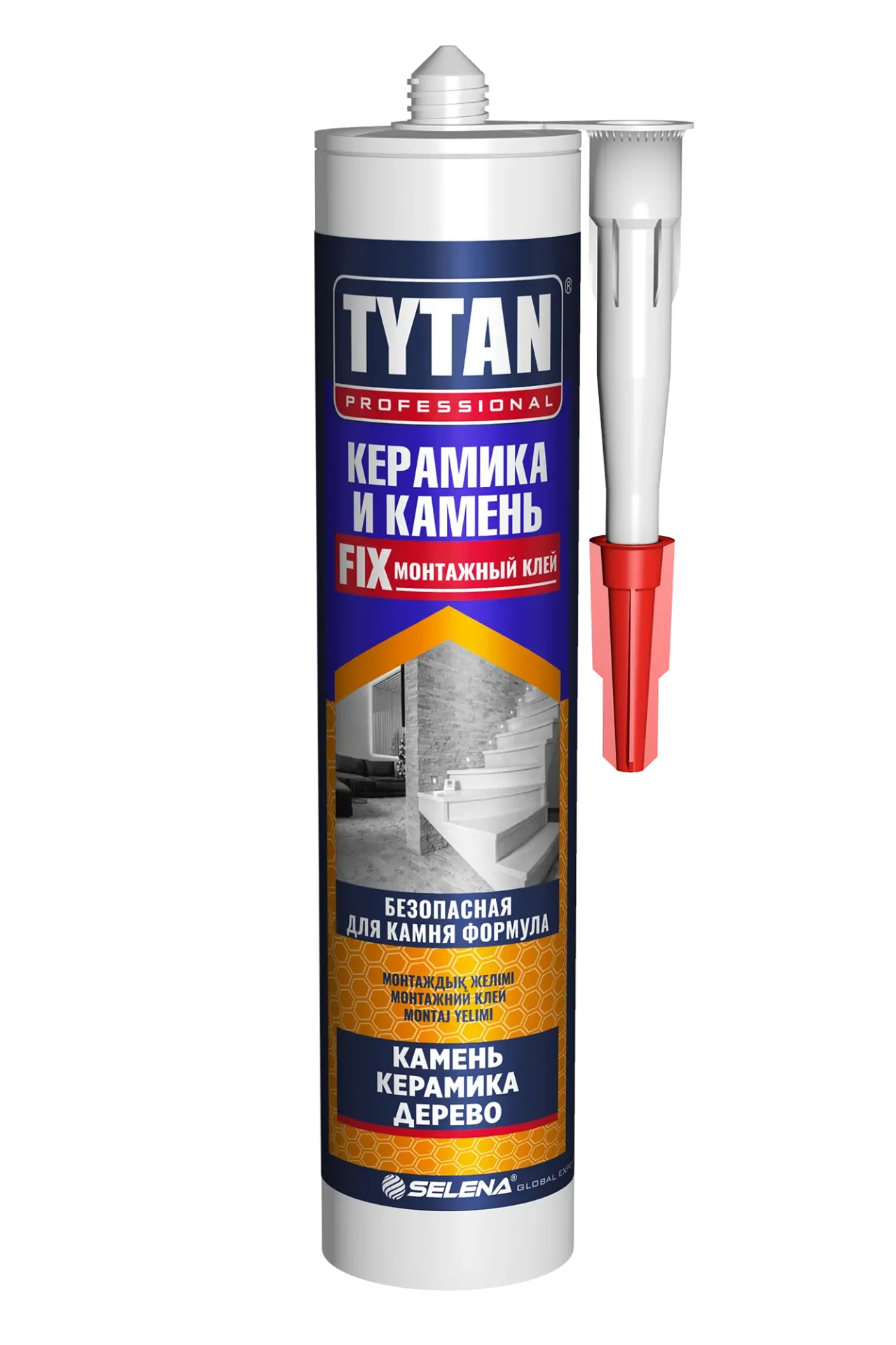 TYTAN WB-32 КЕРАМИКА&КАМЕНЬ Клей монтажный (белый)    310 мл