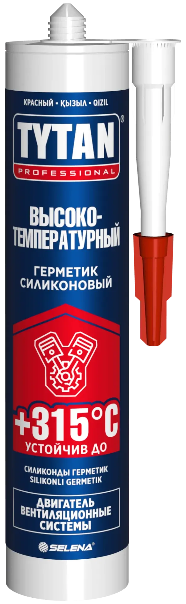 TYTAN Высокотемпературный герметик (красный)    280 мл