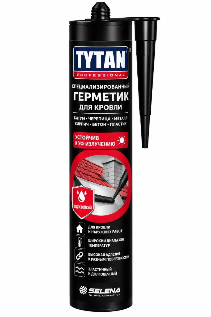 TYTAN Специализированный герметик для кровли (бесцветный)  310 мл