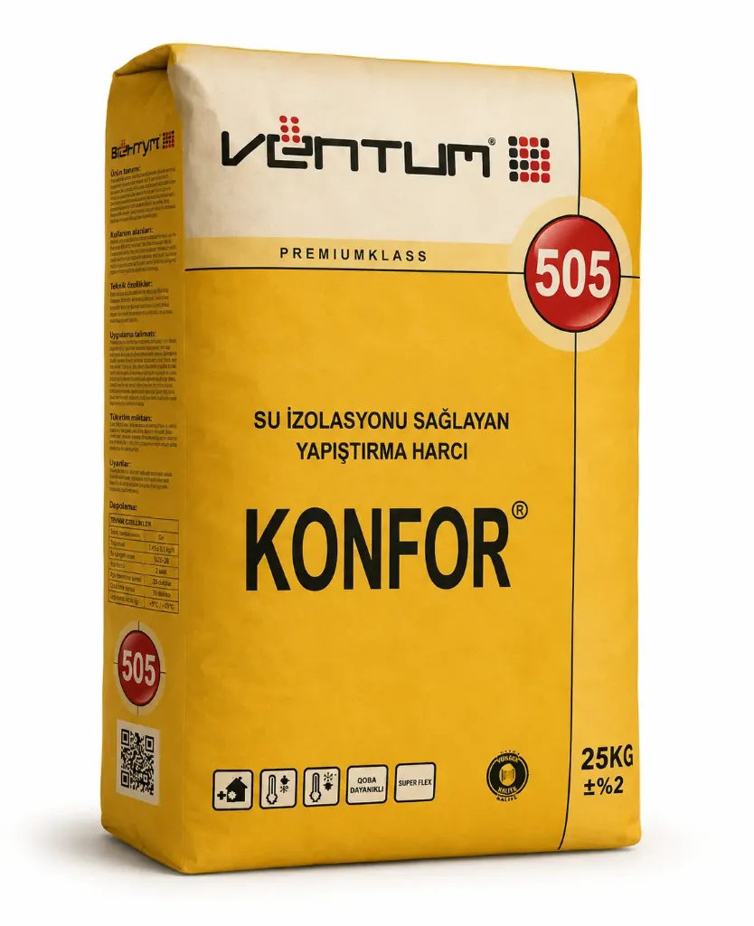 VENTUM 505 Клей водостойкий морозостойкий усиленный-KONFOR 25 кг