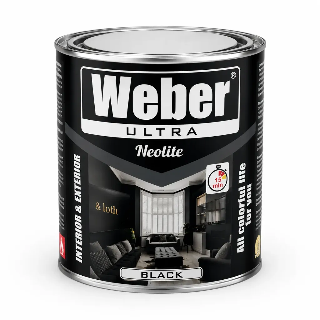 Weber Neolite краска черный  2,5 кг (нитро)