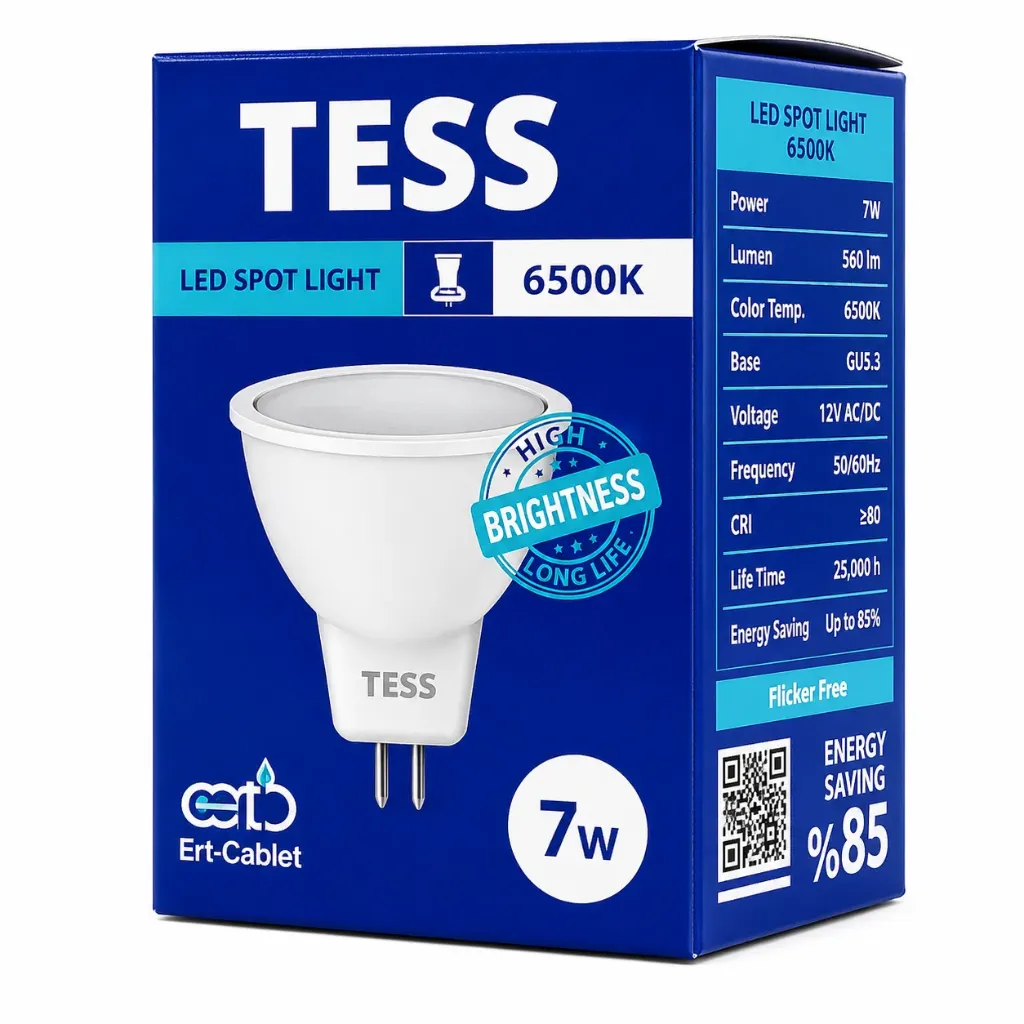 Лампа светодиодная MR16 7 Вт "TESS"  4000K