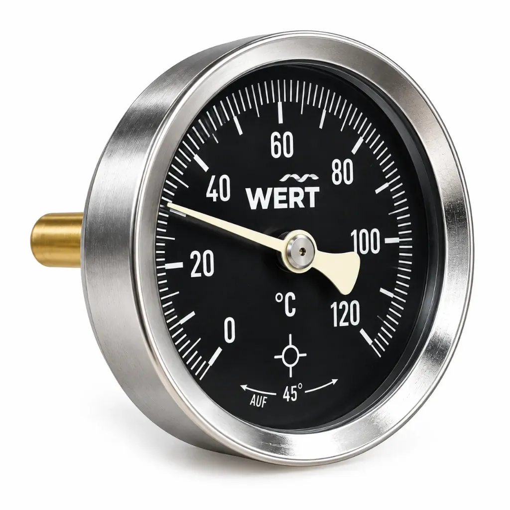 WERT TM 120 СМ  009 ТЕРМОМЕТР С ГЛЬЗОЙ