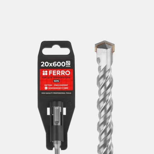 Сменная насадка для перфоратора (бур по бетону)_BUR FERRO (A-) 350x14