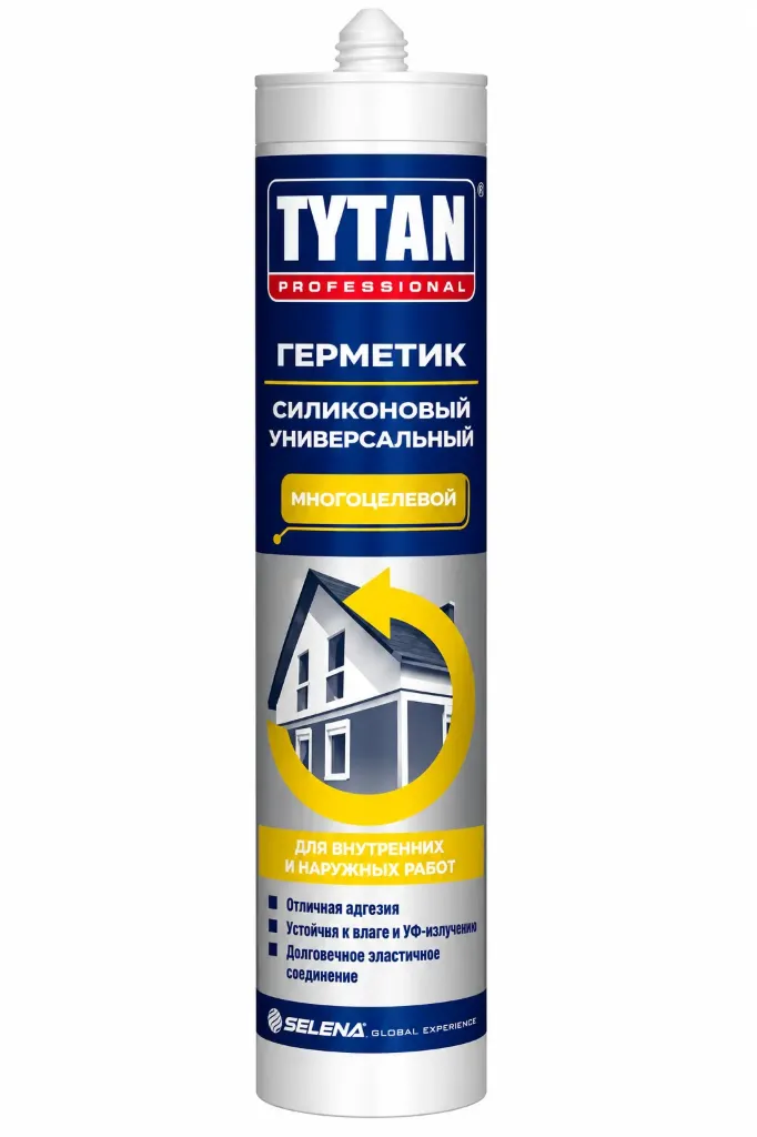 TYTAN Универсальный силикон ( коричневый)