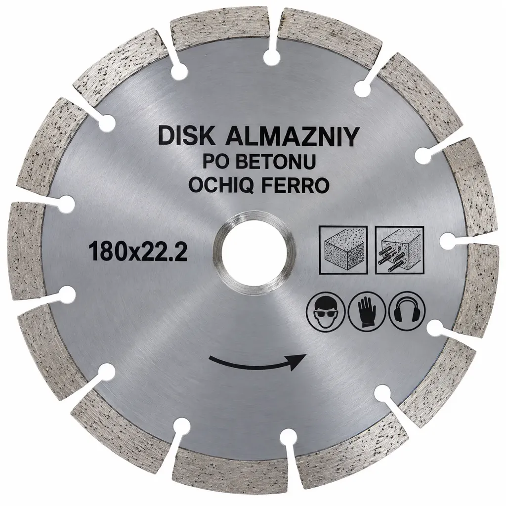 [20068005] DISK ALMAZNIY PO BETONU OCHIQ FERRO 180x22.2