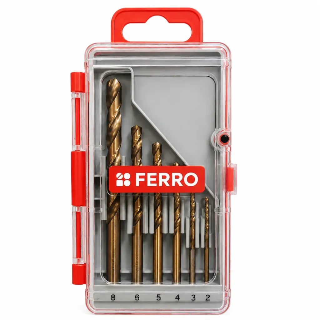 NABOR SVERLO FERRO 6pcs (2, 3, 4, 5, 6, 8)