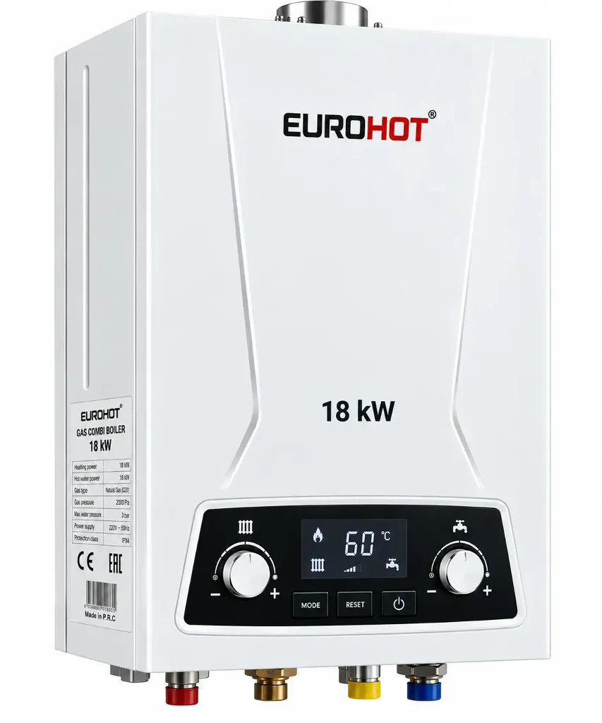EUROHOT Двух-контр котёл 18кw (катйол)