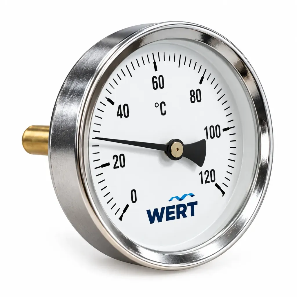 WERT TM 120 СМ  006 ТЕРМОМЕТР С ГЛЬЗОЙ